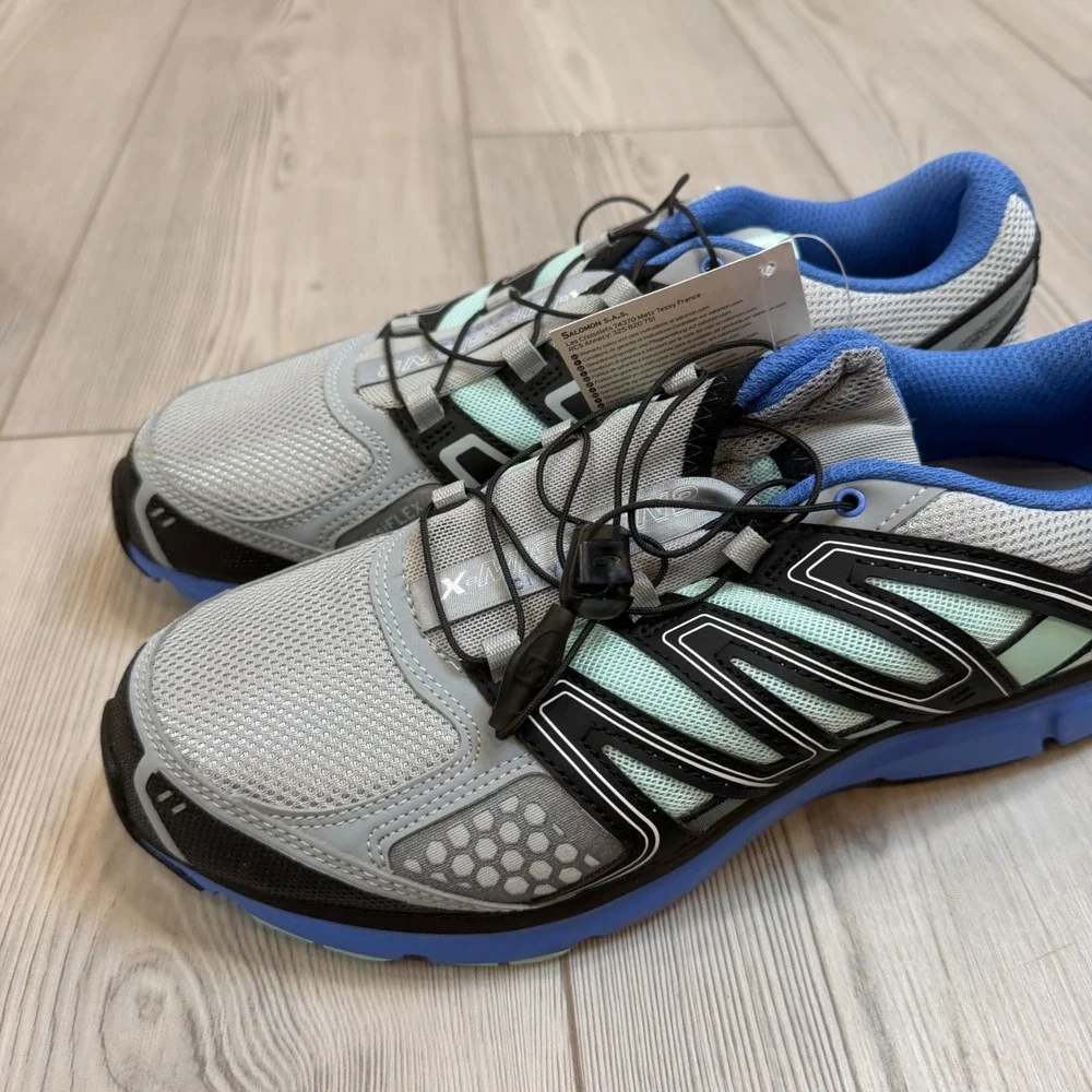 Salomon X-Mission 2 W Womens Trail Running Shoes Blue Grey L36948600 10.5 NEW